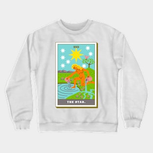 XVII - The Star - Tarot Card Crewneck Sweatshirt